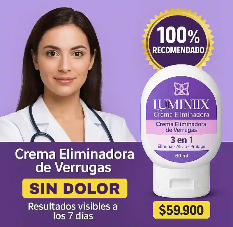 LUMINIIX - Eliminador de Verrugas SIN DOLOR.