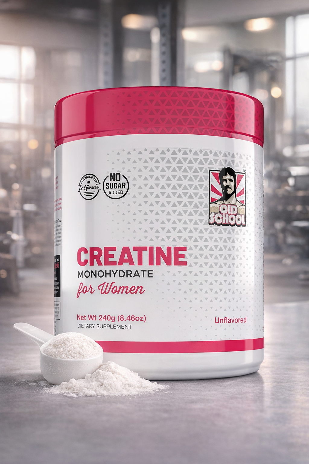 Creatina Monohidratada + BCAA + Colágeno Old School Lab - 240g